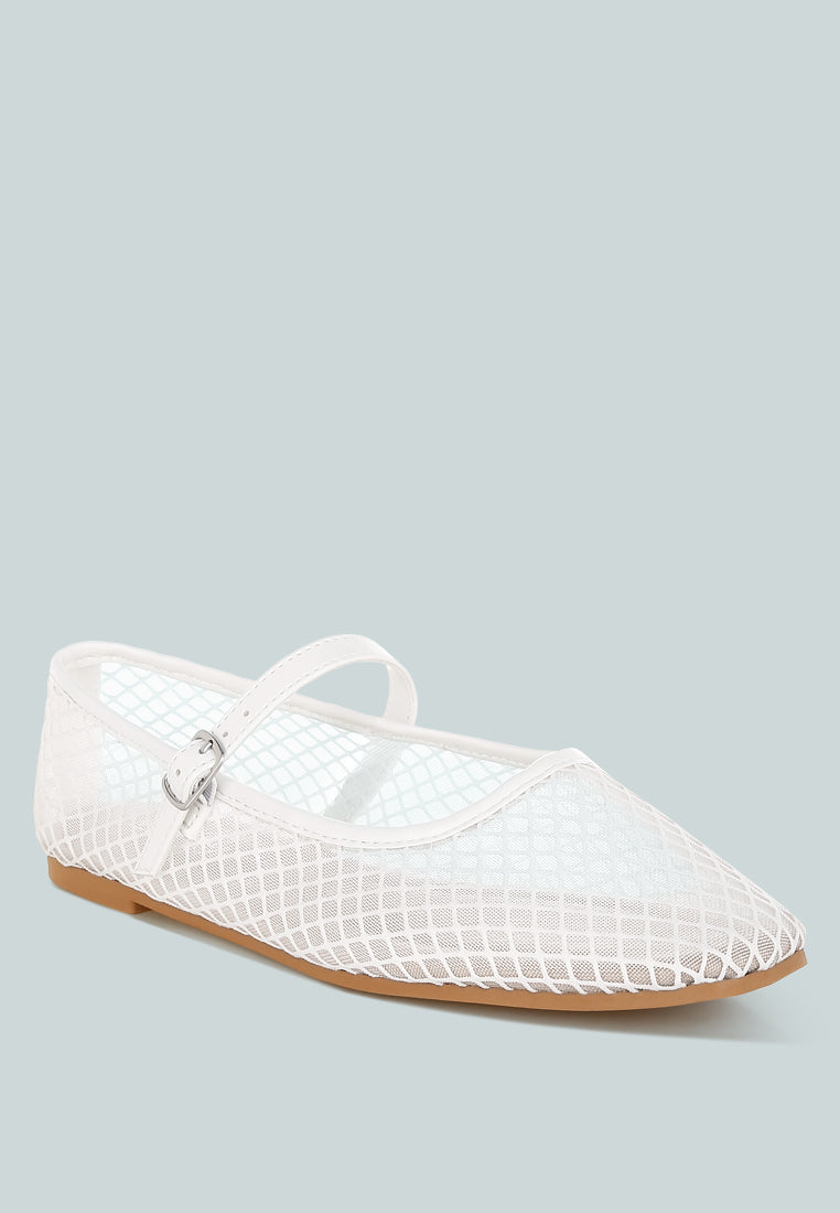 Averona Mesh Mary Jane Flats - Image 2