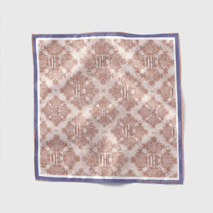 Baroque Flower Silk Scarf