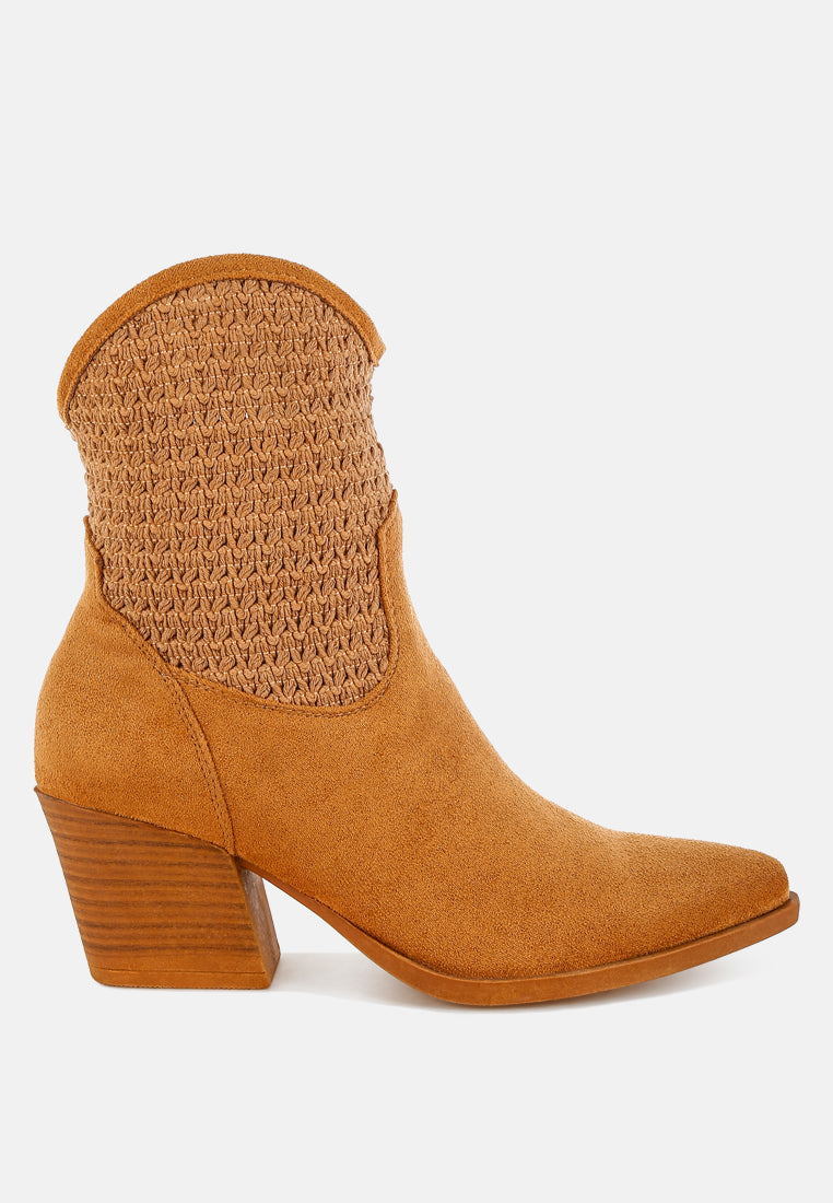Bimmy Woven Pointy Western Boots - Image 14