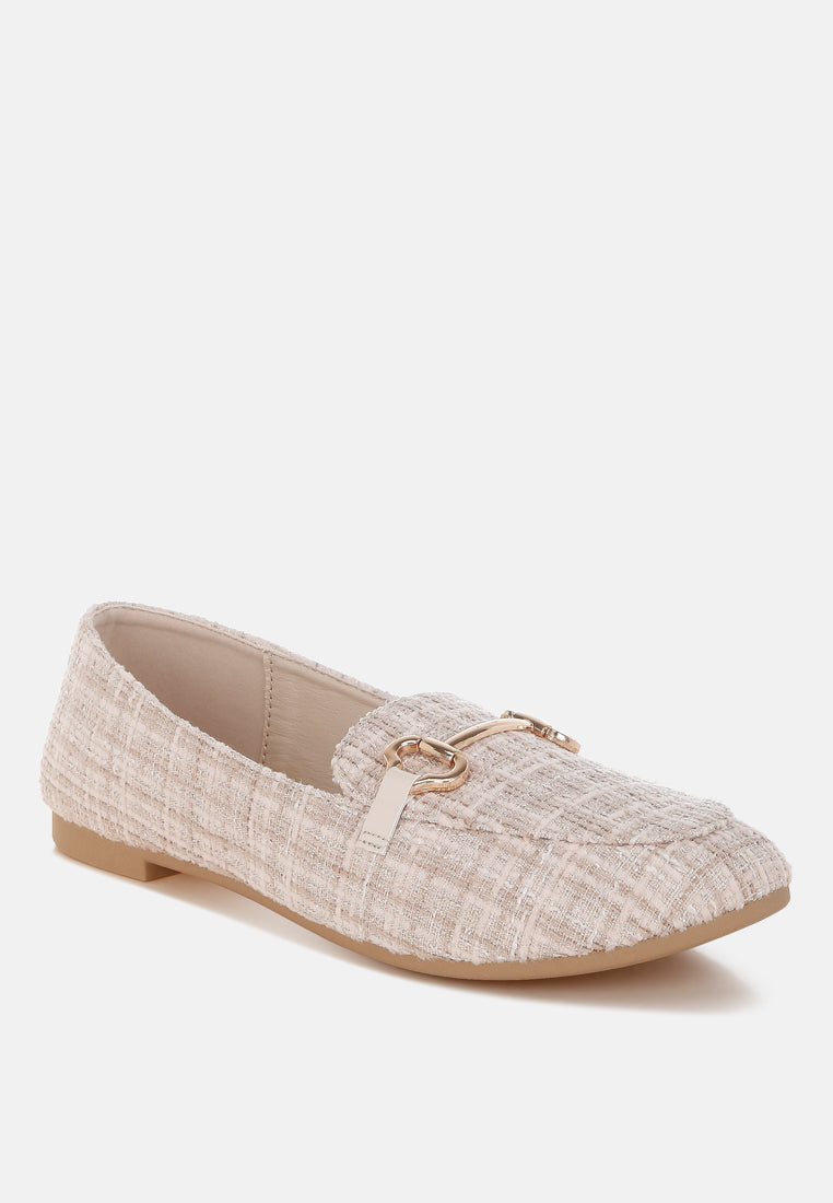 Drairi Horsebit Detail Tweed Loafers - Image 3