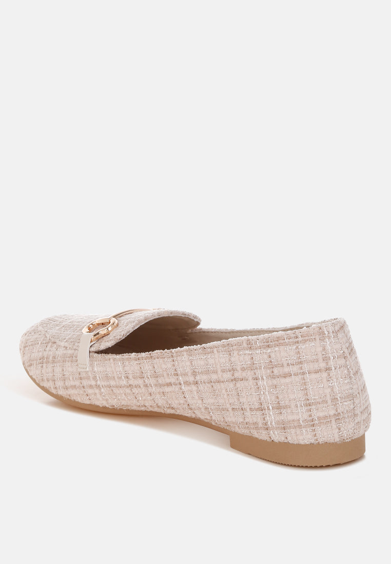 Drairi Horsebit Detail Tweed Loafers - Image 4