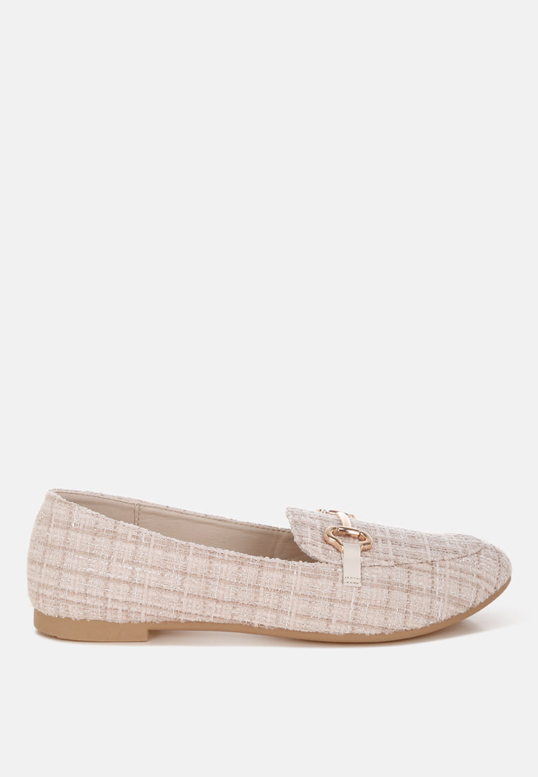 Drairi Horsebit Detail Tweed Loafers - Image 14
