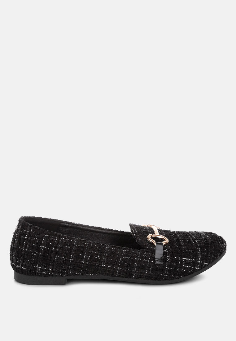 Drairi Horsebit Detail Tweed Loafers - Image 35