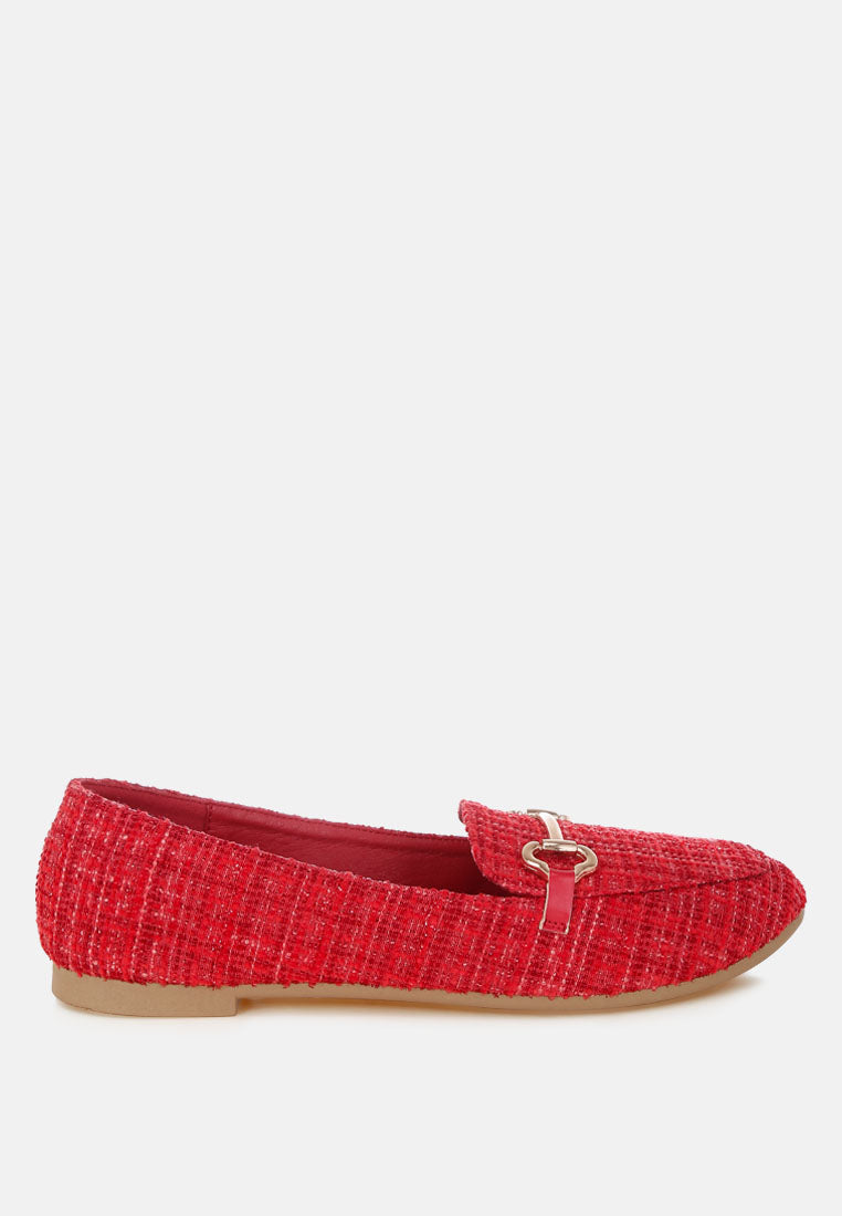 Drairi Horsebit Detail Tweed Loafers - Image 25