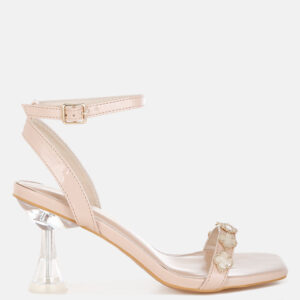 Ebina Charm Detail Spool Heels