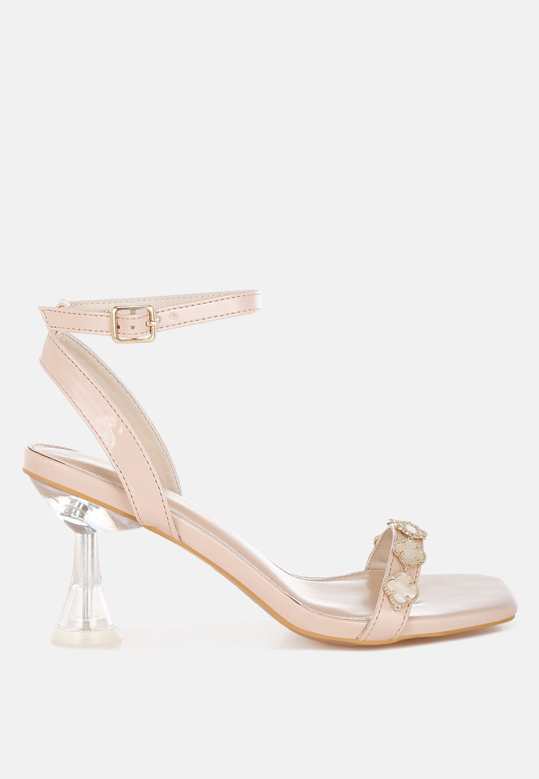Ebina Charm Detail Spool Heels - Image 10