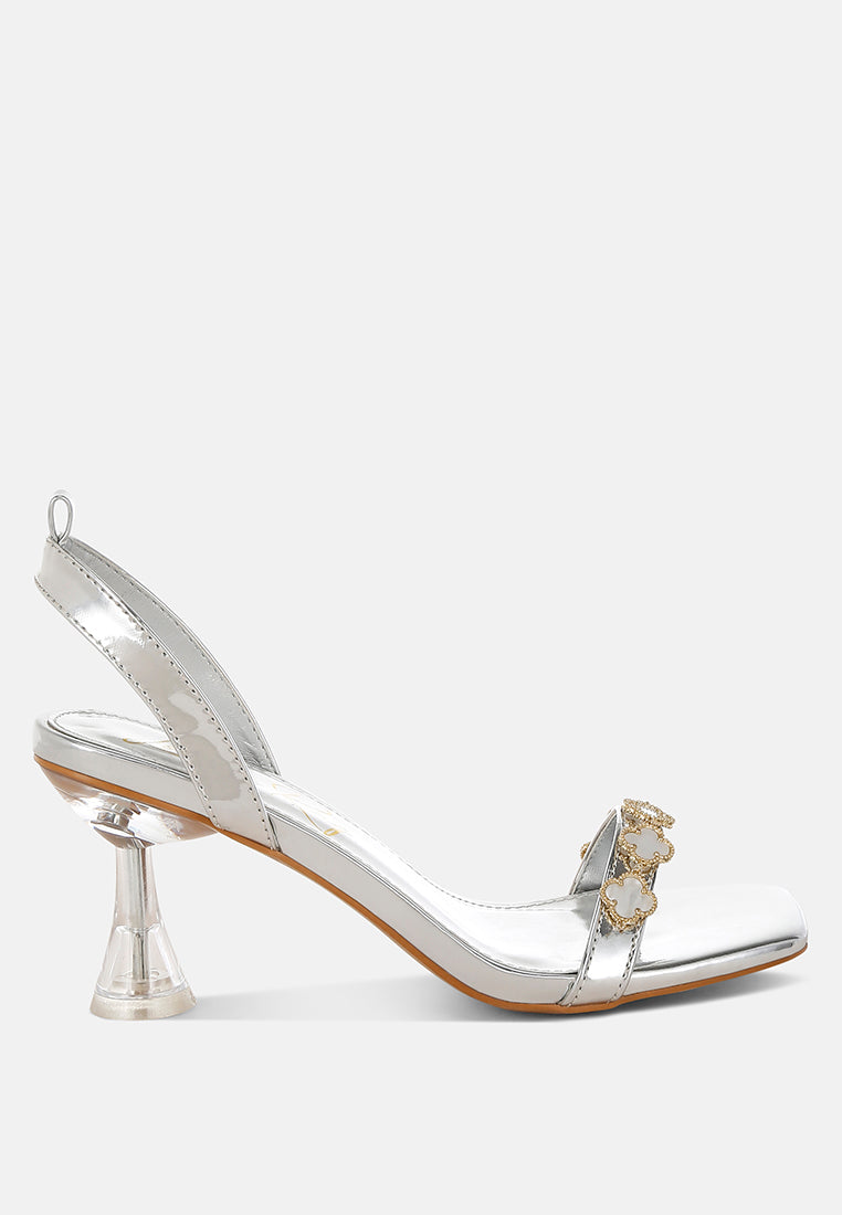 Ebina Charm Detail Spool Heels - Image 20