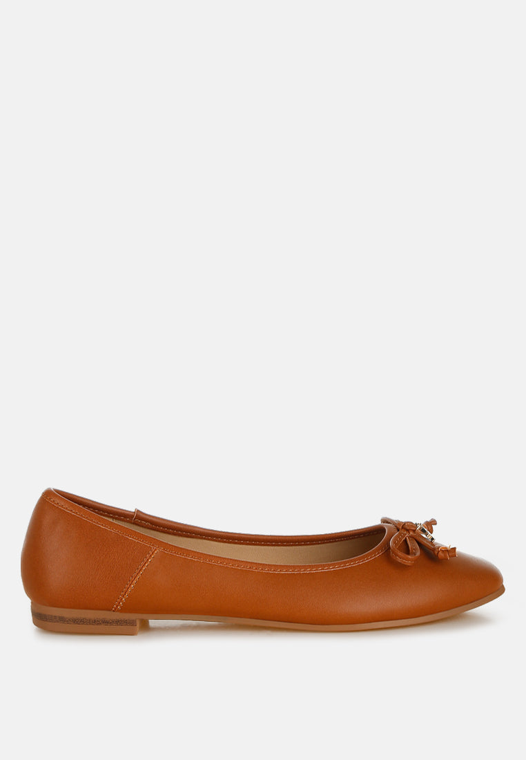 Enchanted Faux Leather Casual Ballerinas - Image 7
