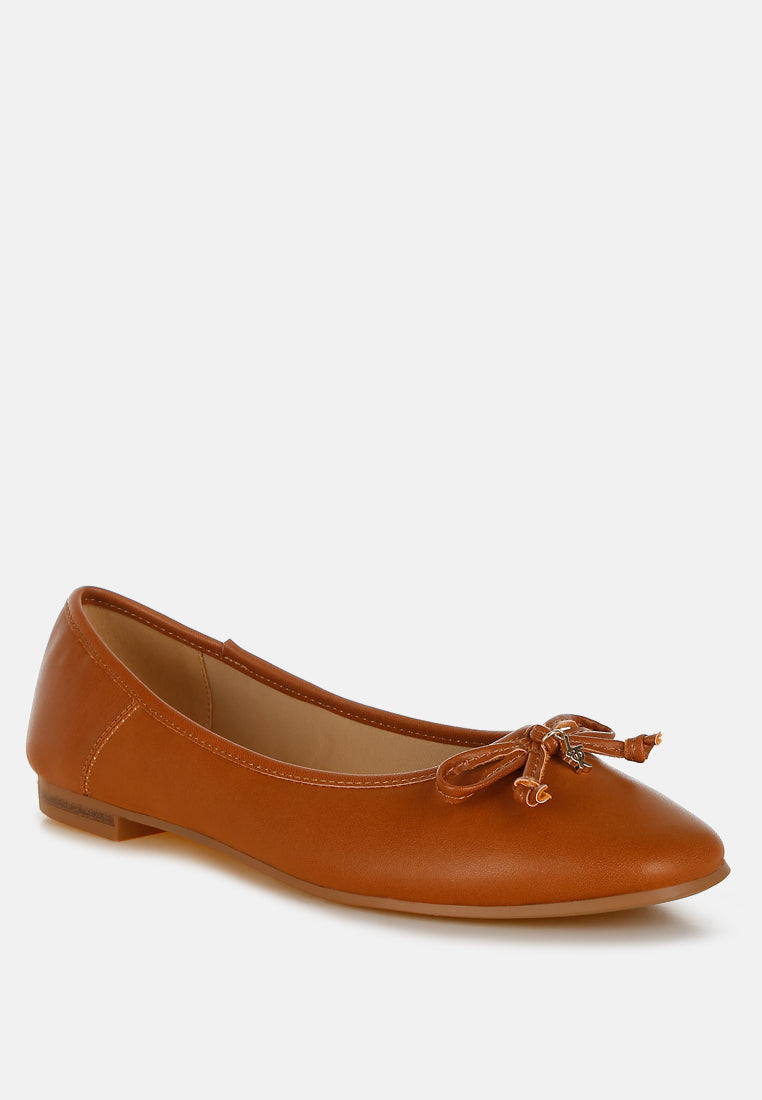 Enchanted Faux Leather Casual Ballerinas - Image 2
