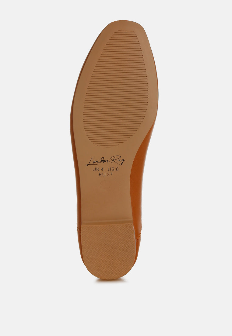 Enchanted Faux Leather Casual Ballerinas - Image 5