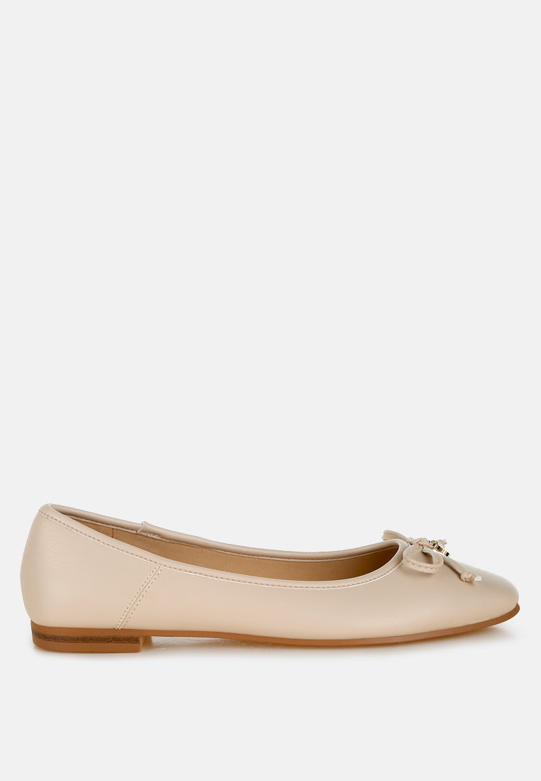 Enchanted Faux Leather Casual Ballerinas - Image 16