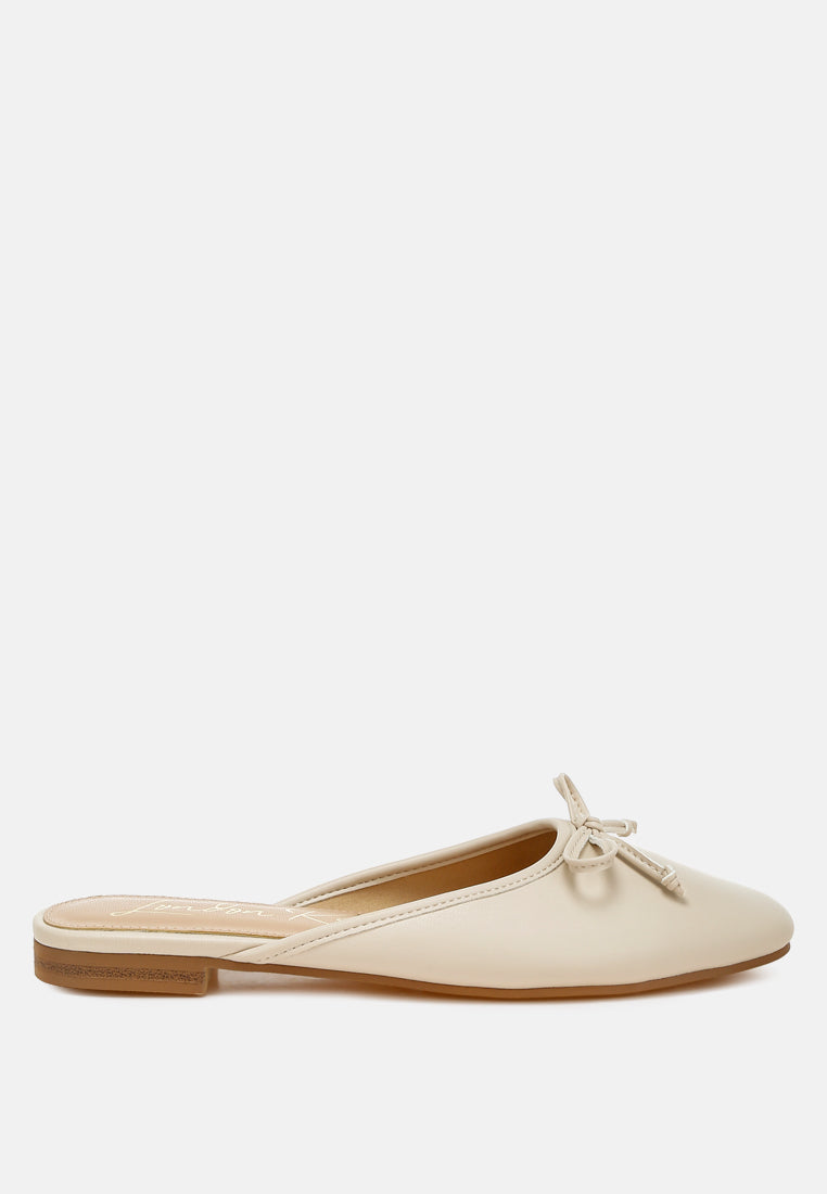 Eras Bow Slip-On Flat Mules - Image 8