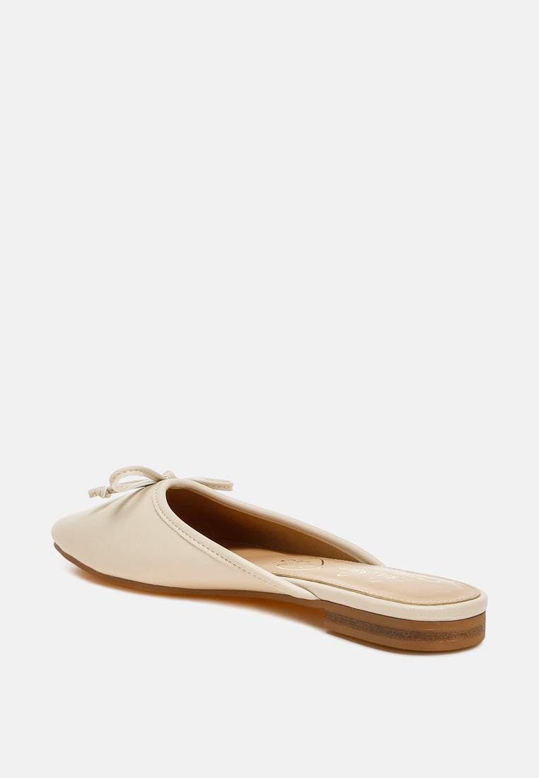 Eras Bow Slip-On Flat Mules - Image 4