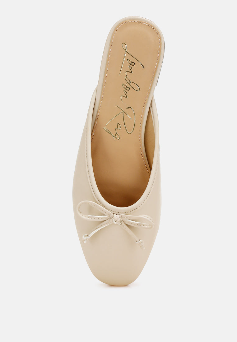 Eras Bow Slip-On Flat Mules - Image 5