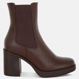 Scuala Faux Leather Chelsea Boots