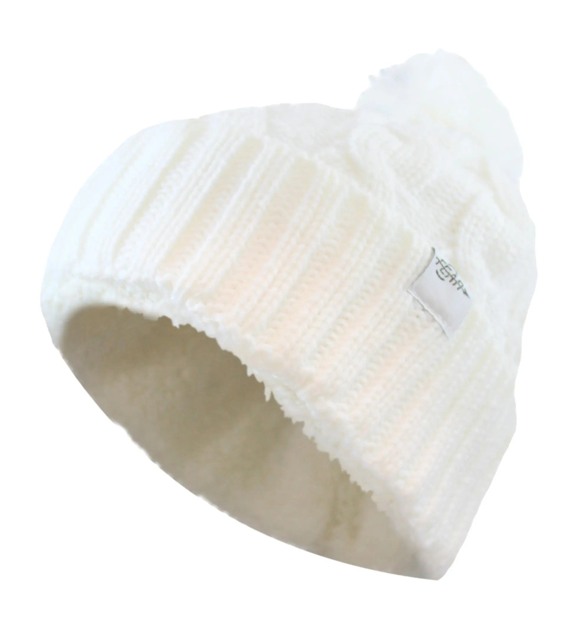 Warmest Plush Insulated Cuff Knit Pom Women Winter Beanie Hat Warm Wool Insulated Cap Winter Beanie Hat - Image 5