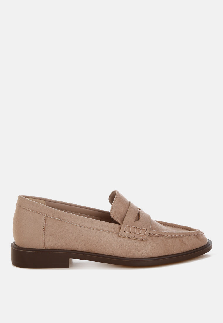 Fhalko Penny Strap Low Block Heel Loafers - Image 15
