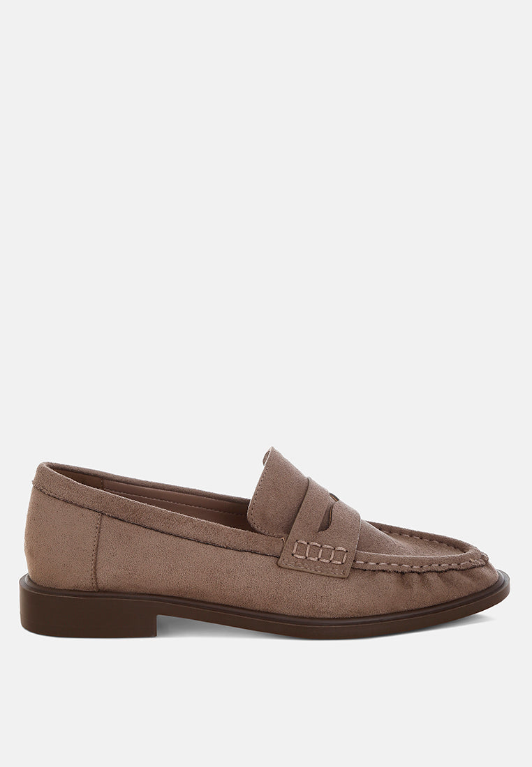 Fhalko Penny Strap Low Block Heel Loafers - Image 22