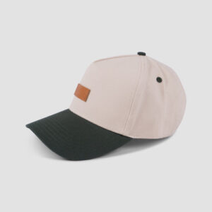 Hideout Leather Label two-tone 6-panel Dad Cap