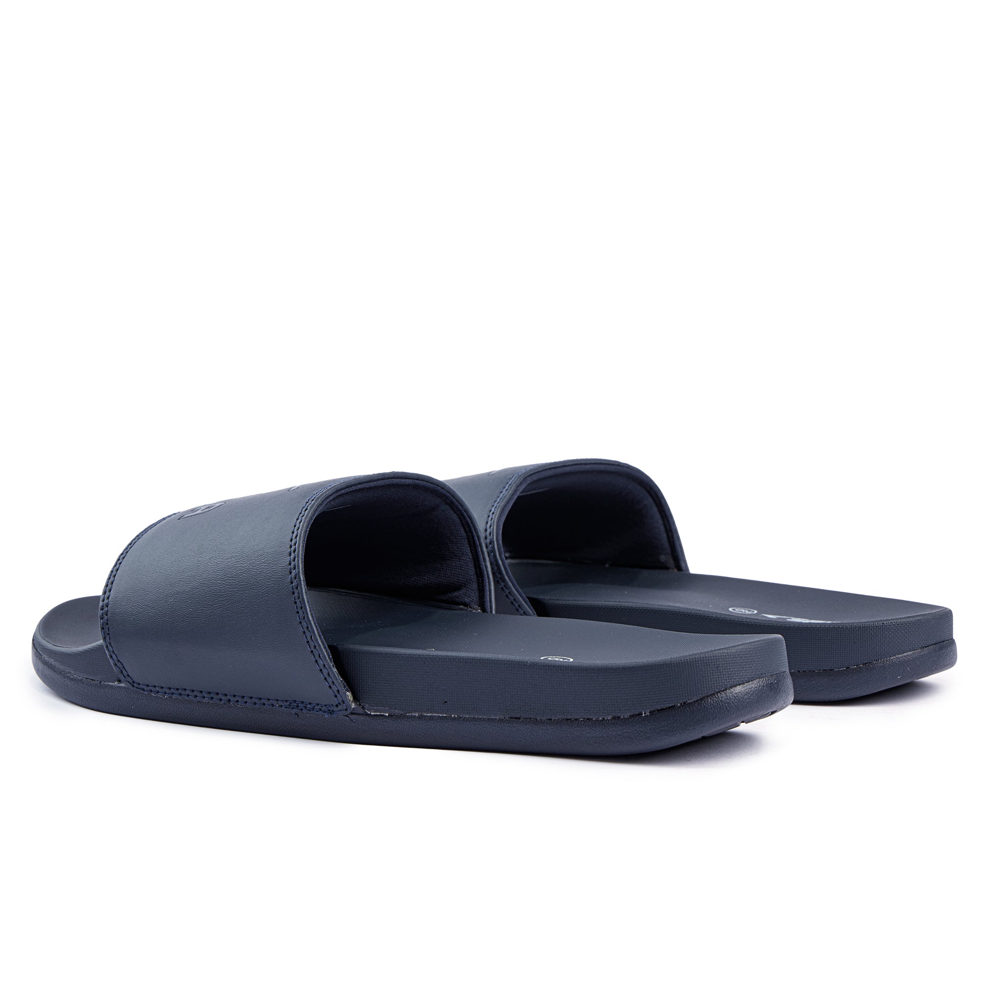 Laze Mens Slides - Navy - Image 4