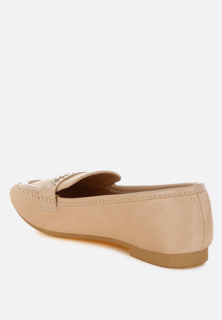Lumina Penny Strap Studded Loafers - Image 3
