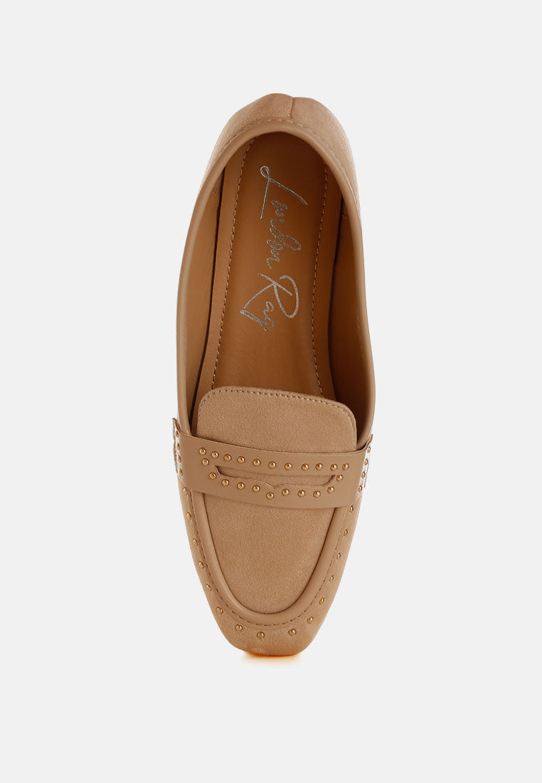 Lumina Penny Strap Studded Loafers - Image 4