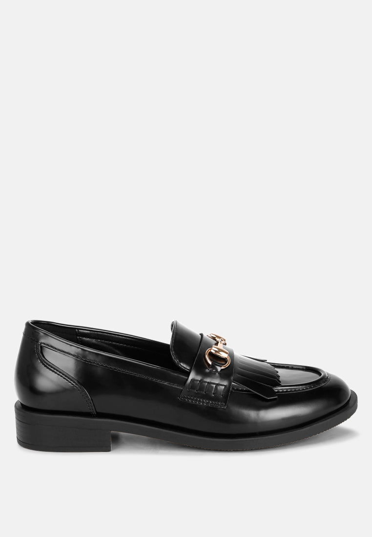 Marbin Fringed Penny Strap Loafers - Image 12
