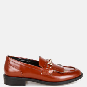 Marbin Fringed Penny Strap Loafers