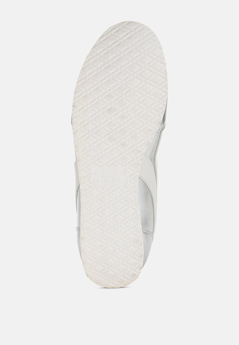 Montek Metallic Lace-Up Sneakers - Image 5