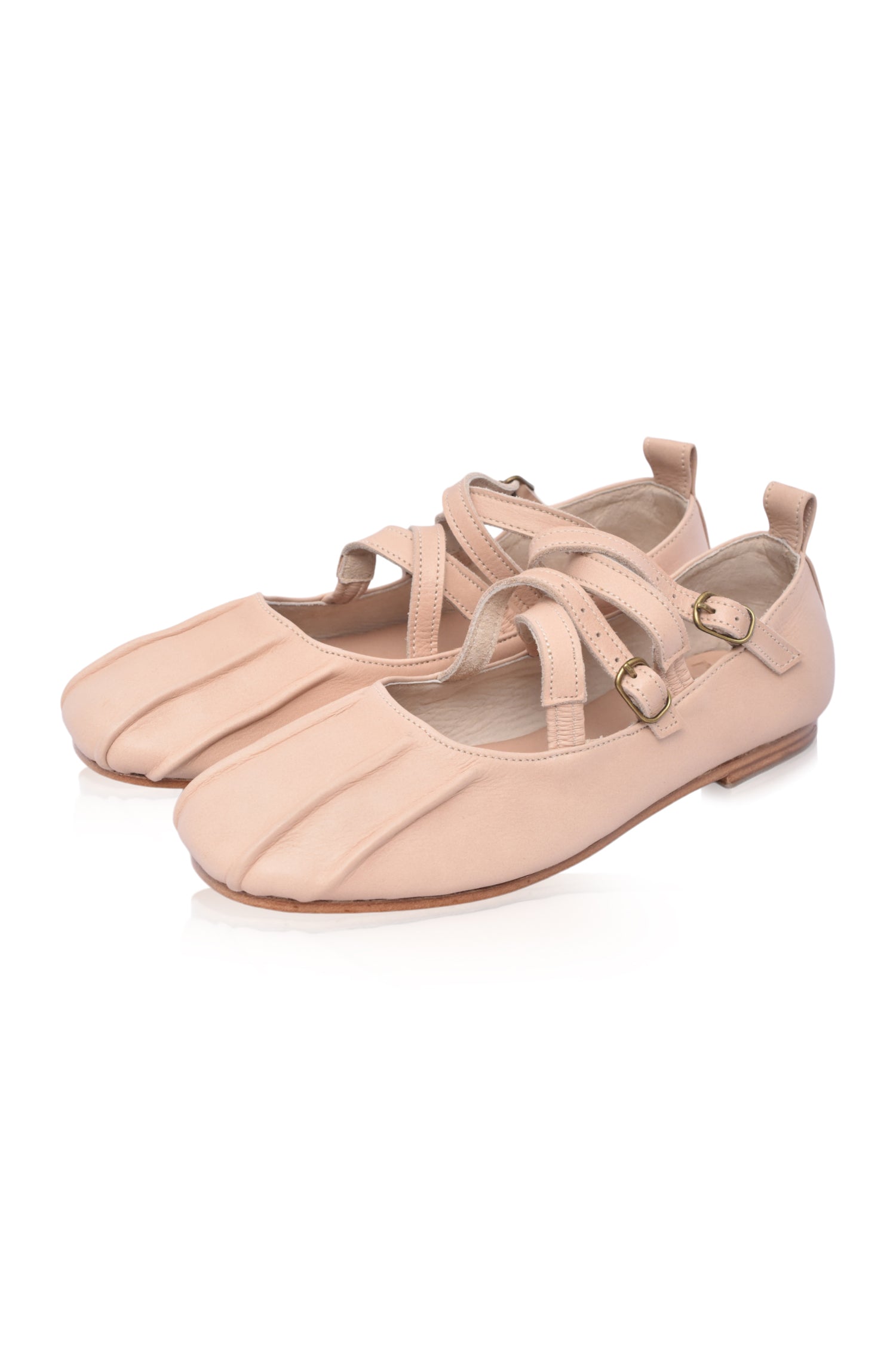 Obsession Criss-Cross Round Toe Flats - Image 3