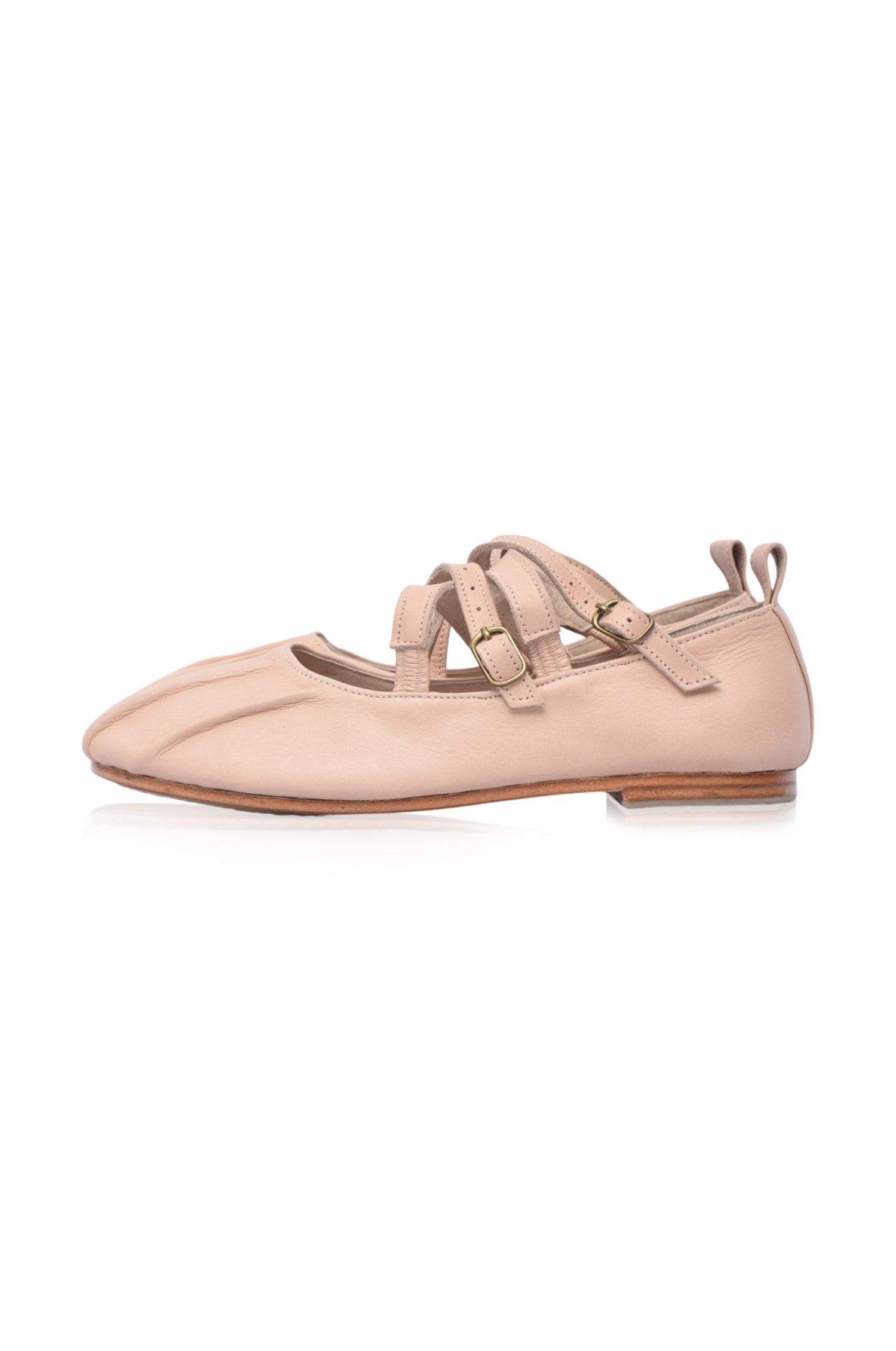 Obsession Criss-Cross Round Toe Flats - Image 2