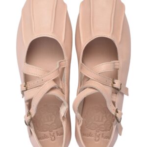 Obsession Criss-Cross Round Toe Flats