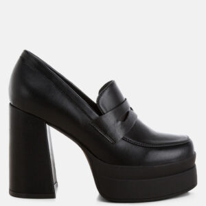 Oryana Chunky Platform Heel Loafers