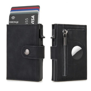 RFID Fiber Slim Wallet for Men (Black)