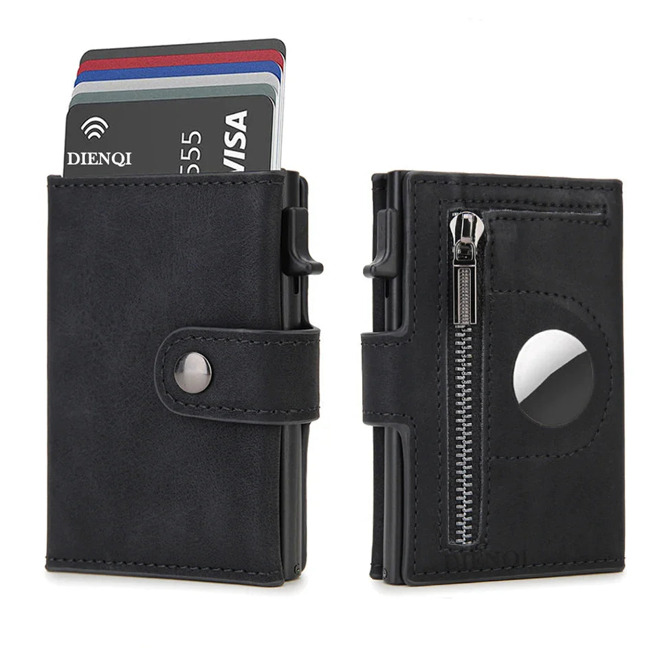 RFID Fiber Slim Wallet for Men (Black)