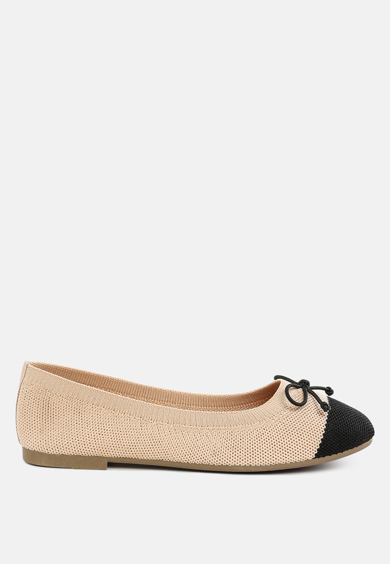 Rosario Two Tone Ballerinas - Image 14