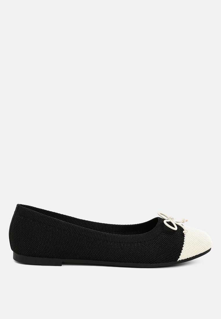 Rosario Two Tone Ballerinas - Image 9