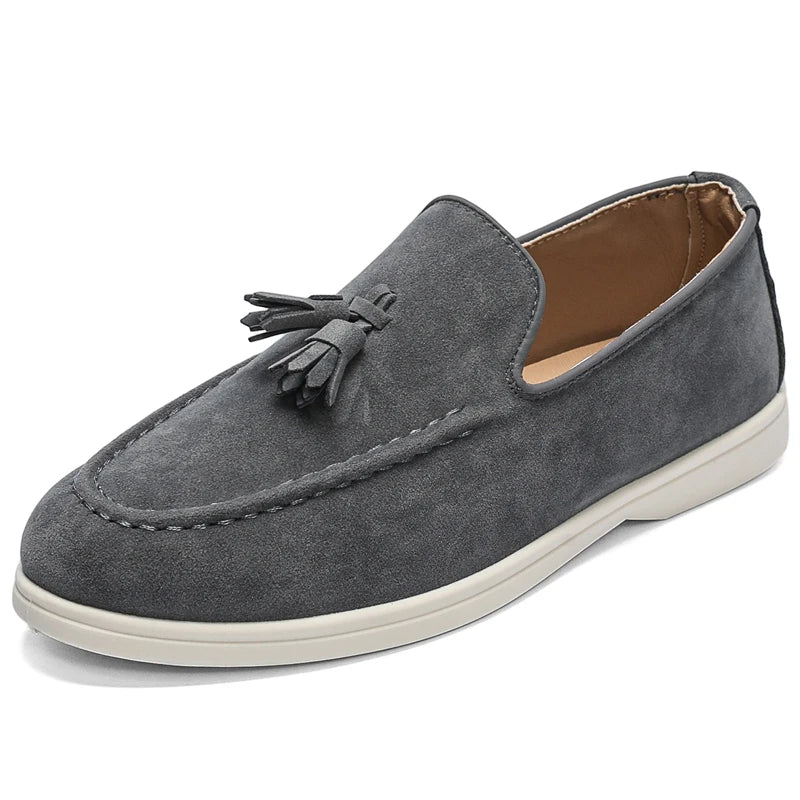 Men's Suede Tassel Loafers