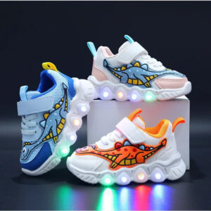 Breathable Running Shoes "Dinosaur" with LED