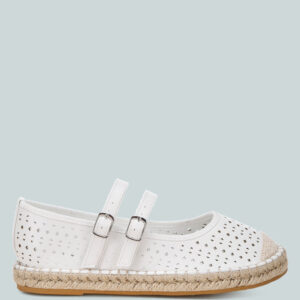 Noori Woven Dual Buckle Sandals
