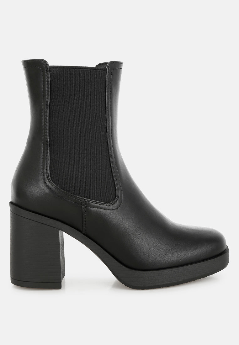 Scuala Faux Leather Chelsea Boots - Image 27