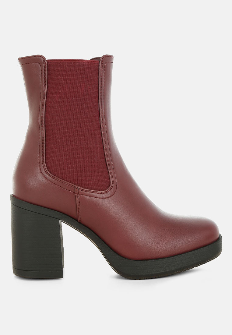 Scuala Faux Leather Chelsea Boots - Image 25