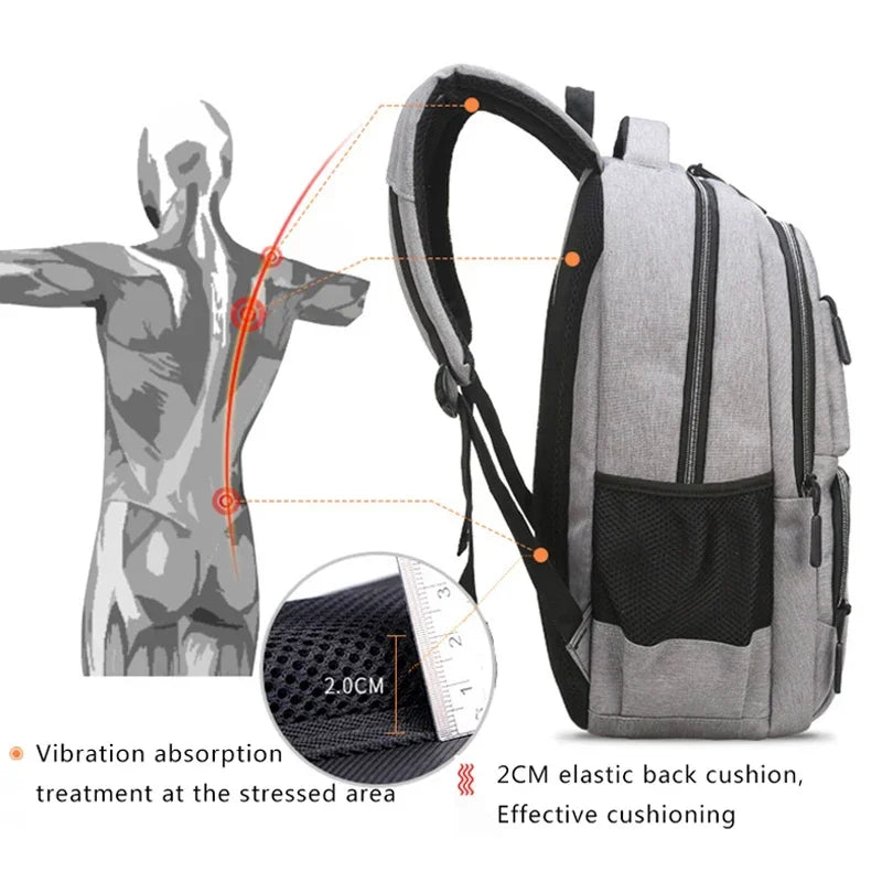 Large Capacity Laptop Backpack for Men - Image 4