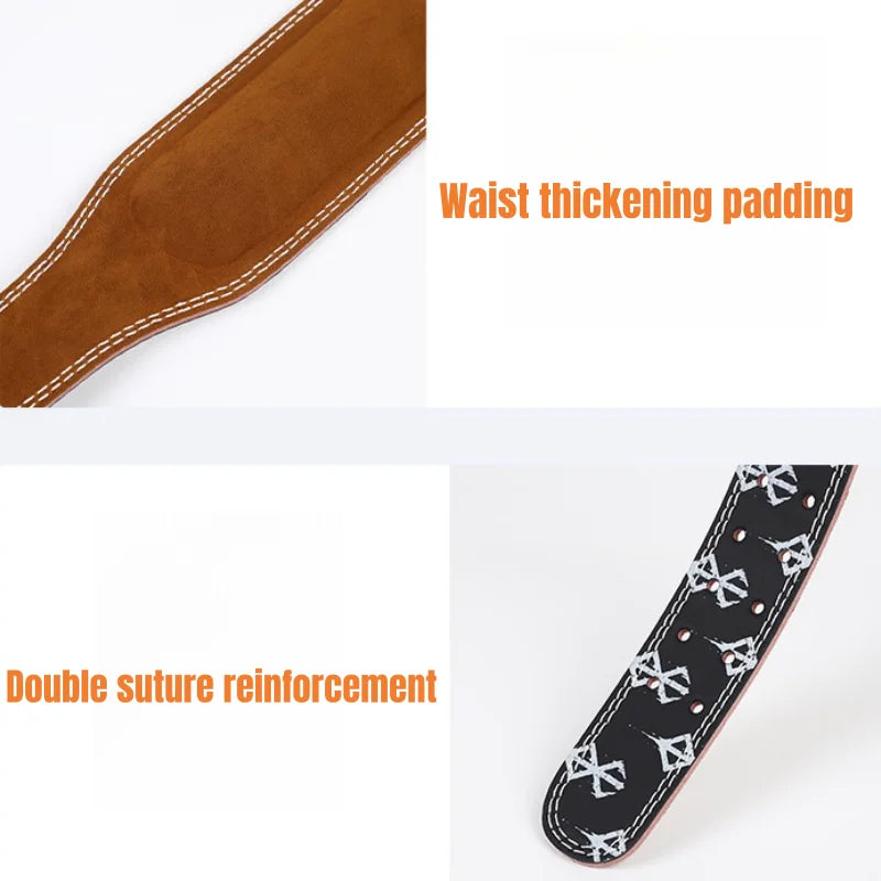 Weightlifting Waist Belt - Fitness Squatting Support for Men and Women - Image 3