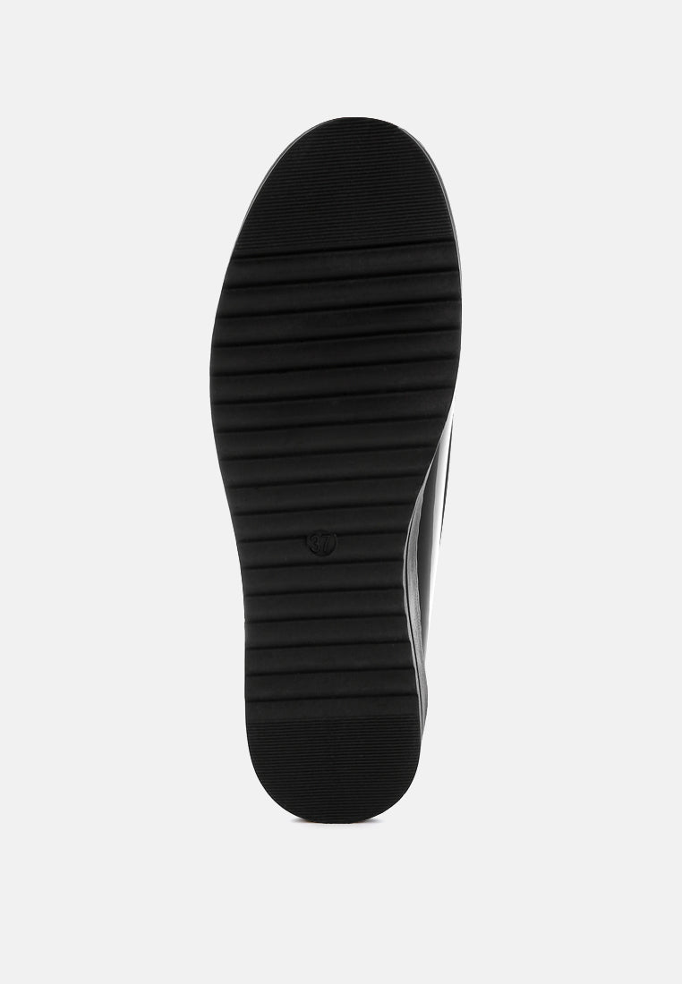 Strelka Tassel Detail Flatform Loafers - Image 5