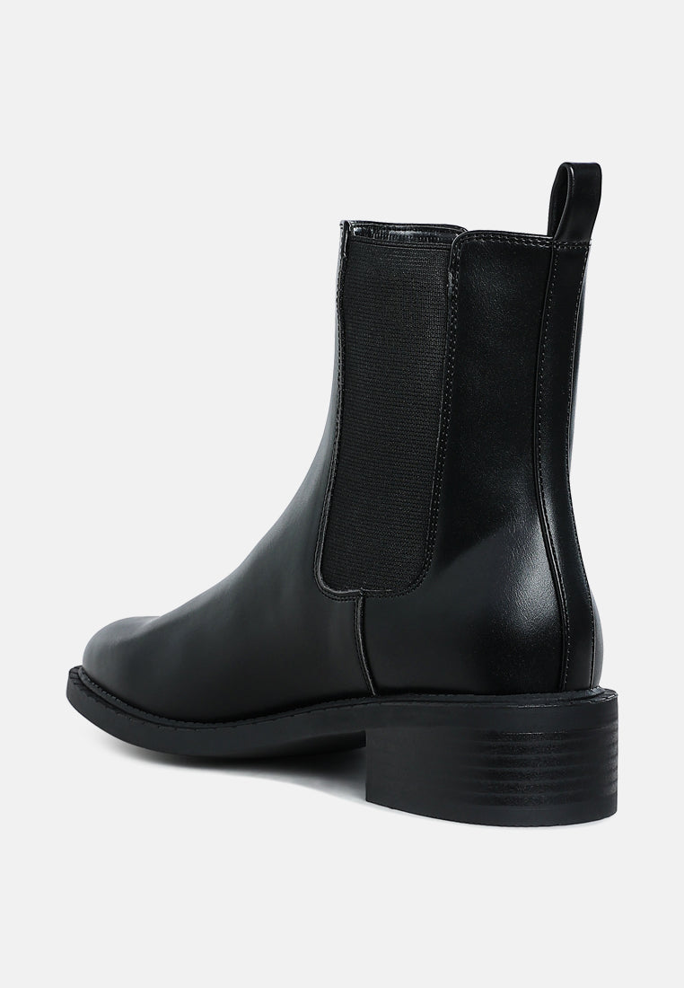 Tripoli Stacked Heel Chelsea Boots - Image 3