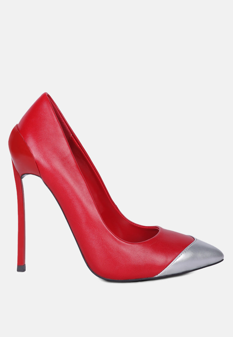 Cidra Silver Dip Stiletto Heels - Image 10