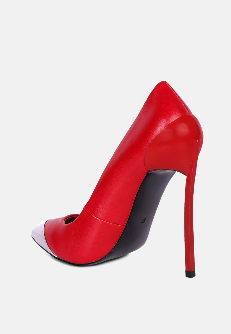 Cidra Silver Dip Stiletto Heels - Image 4