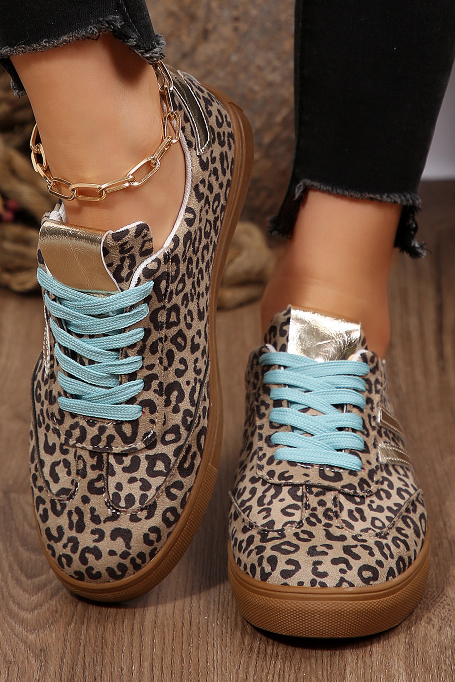 Harmony Detail Lace Up Sneakers - Image 2