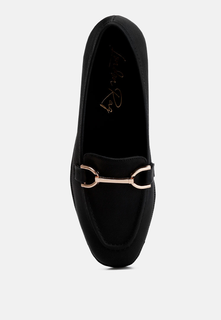 Fable Horsebit Embellished Flat Loafers - Image 2
